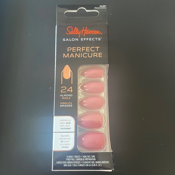 Sally Hansen Makeup Nwt 2 Sets Of Rose Colored Nail Sets Poshmark